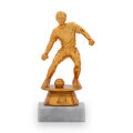 Figurka fotbal, zlato, včetně podstavce