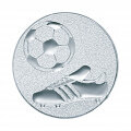 Emblém fotbal - kopačka + míč, pr. 25 mm, zlato