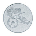 Emblém fotbal - kopačka + míč + branka, pr. 25 mm, zlato