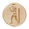 Emblém box, pr. 25 mm, zlato