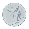 Emblém biatlon, pr. 25 mm, zlato