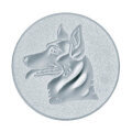 Emblém pes, pr. 25 mm, zlato