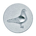 Emblém holub, pr. 25 mm, zlato