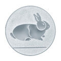 Emblém králík, pr. 25 mm, zlato