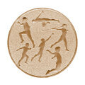 Emblém víceboj, pr. 25 mm, zlato