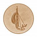 Emblém jachting, pr. 25 mm, zlato
