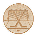 Emblém hokej, pr. 50 mm, zlato