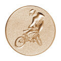 Emblém bmx, pr. 50 mm, zlato