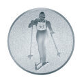 Emblém lyže běh, pr. 50 mm, zlato