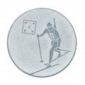 Emblém biathlon, pr. 50 mm, zlato