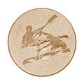 Emblém kanoistika, pr. 50 mm, zlato