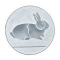 Emblém králík, pr. 50 mm, zlato