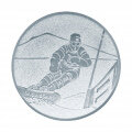 Emblém snowboard, pr. 50 mm, zlato