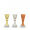 Pohár EDICE FOTBAL, výška 16 cm, zlatý