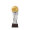 Luxusní fotbalová trofej - míč, výška 75 cm, stříbrná/zlatá