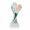 Trofej pro brankáře, výška 17 cm, zlatá/stříbrná/zelená