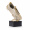 Trofej kopačky v luxusním provedení, výška 18 cm, zlatá