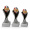 Trofej se symbolem motorismu, výška 14,5 cm, vícebarevná