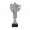 Trofej luxusní se symbolem střelby, výška 26 cm, stříbrná/zlatá