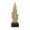 Trofej luxusní se šachovým symbolem, výška 19 cm, zlatá