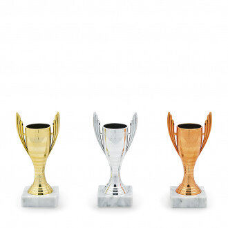 Pohár EKONOM, výška 16 cm, zlatý