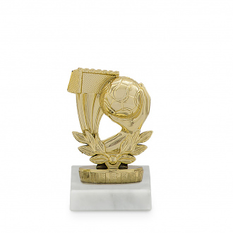 Figurka fotbal zlatá, 9cm, včetně podstavce