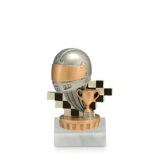 Figurka motorismus, vícebarevná, výška 10 cm, včetně podstavce
