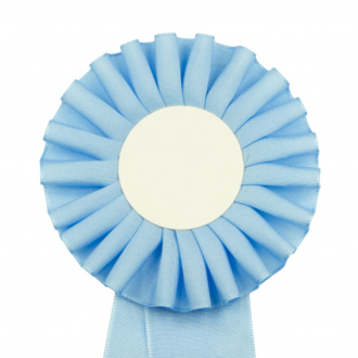 Kokarda jednořadá STANDARD, průměr 11 cm, sv.modrá