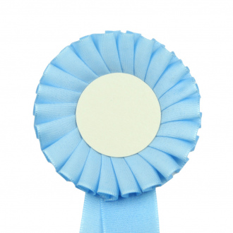 Kokarda jednořadá STANDARD, průměr 8 cm, sv.modrá