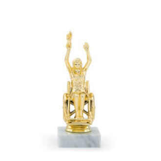 Figurka vozíčkářka, 16 cm, včetně podstavce