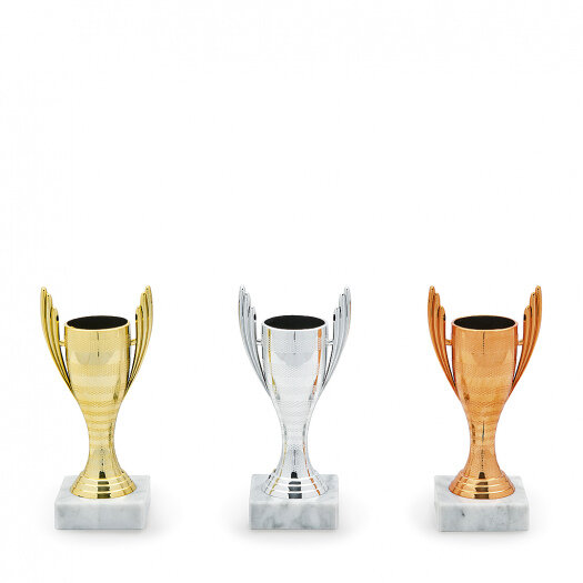 Pohár EKONOM, výška 16 cm, zlatý