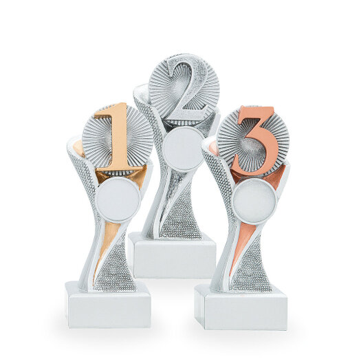 Trofej s číslicí 1 výška 14,5 cm, vícebarevná