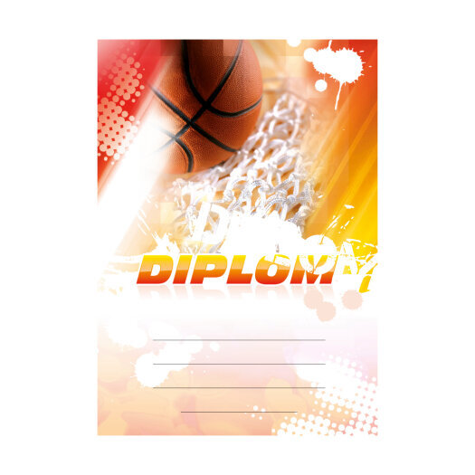 Basketbalový diplom A5