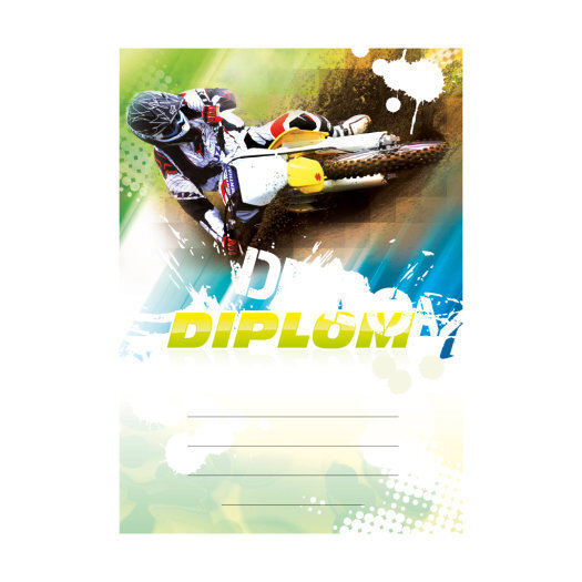 Motorky, diplom A5