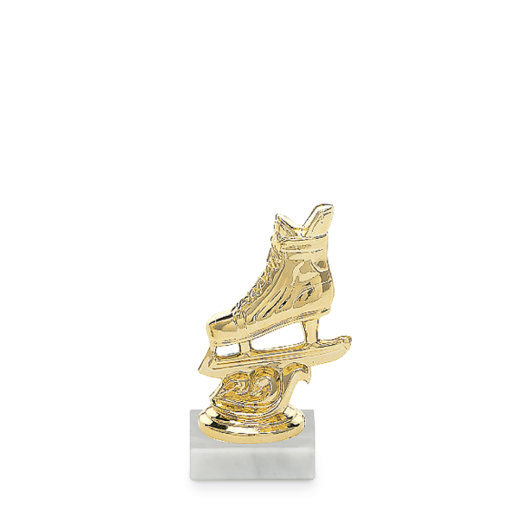 Figurka se symbolem hokeje, 9 cm, zlato, včetně podstavce