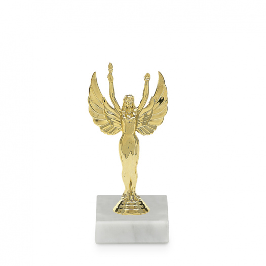 Figurka Victory žena, 15 cm, zlatá, včetně podstavce