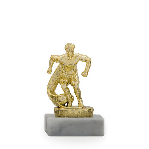 Figurka zlatá, fotbalista, 10cm, včetně podstavce
