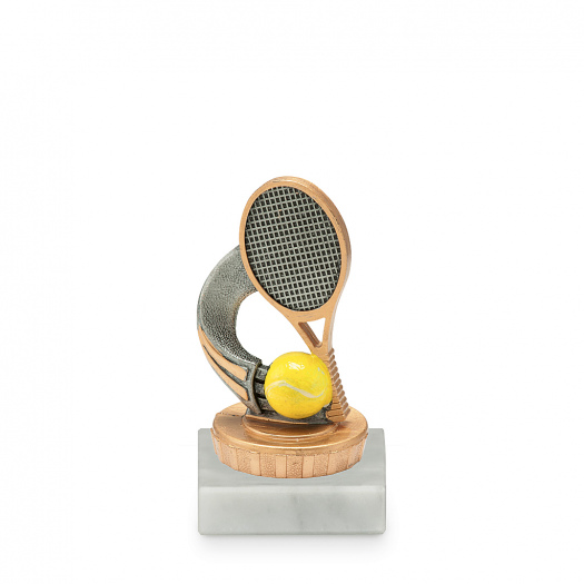 Figurka tenis, vícebarevná, výška 10 cm, včetně podstavce
