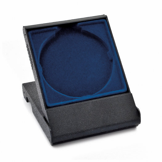 Etue na medaili, modrá - pr. 70 mm, 84x116 mm, neprůhledná