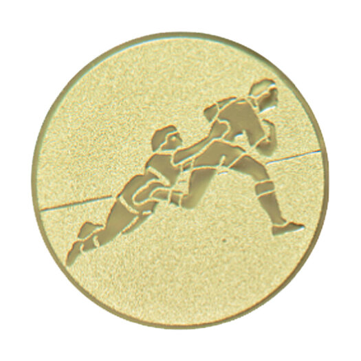 Emblém rugby, pr. 25 mm, zlato