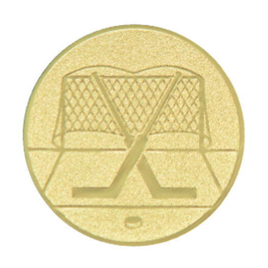 Emblém hokej, pr. 25 mm, zlato