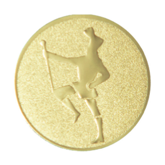 Emblém mažoretka, pr. 25 mm, zlato