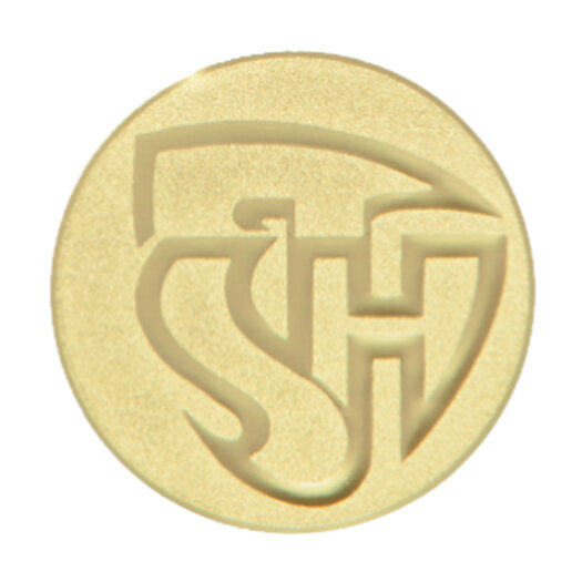 Emblém SDH, prům.25 mm, zlato