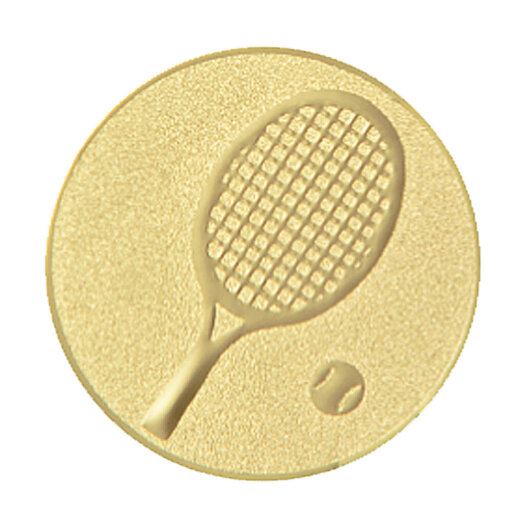 Emblém tenis, pr. 25 mm, zlato