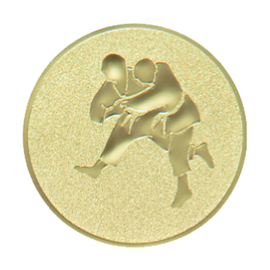 Emblém judo, pr. 25 mm, zlato