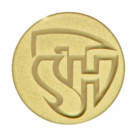 Emblém SDH, prům.50 mm, zlato