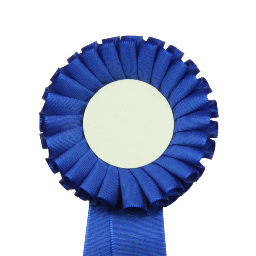 Kokarda jednořadá STANDARD, průměr 8  cm, modrá