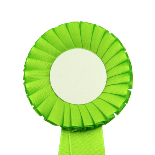 Kokarda jednořadá standard, pr. 8 cm, sv.zelená