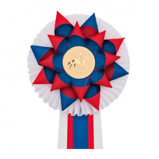 Kokarda třířadá TRIKOLÓRA, průměr 16 cm