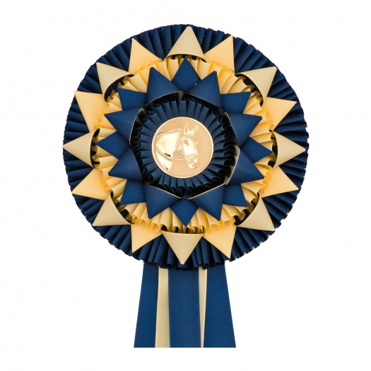 Kokarda šestiřadá HVĚZDA zdobená, průměr 20 cm